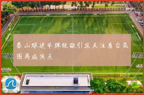 泰山球迷举牌致敬引发关注看台氛围再成焦点